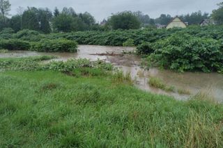 Alarmowy stan rzeki Iłownica