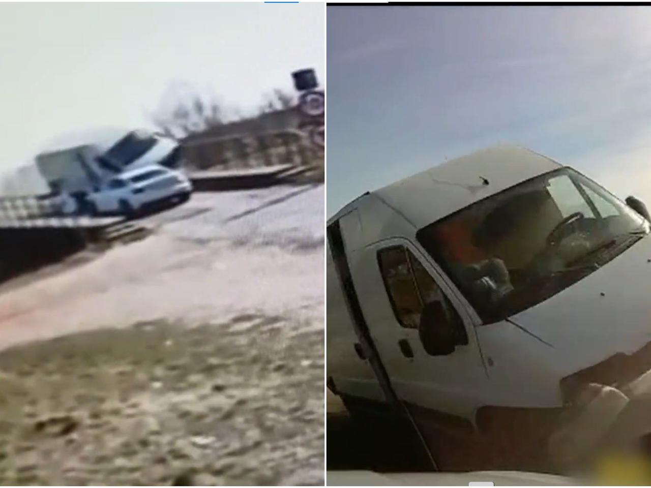 Pruł busem prosto na audi, na moście pod Elblągiem nie było miejsca! Potworne zderzenie [WIDEO, ZDJĘCIA]