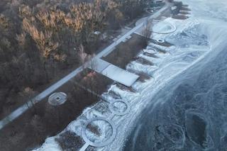 Fenomenalny pomost na Jeziorze Słupeckim