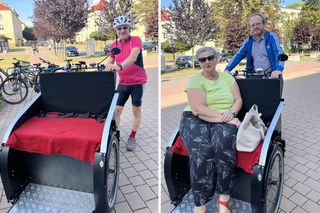 Nowatorski projekt w Świdniku. Seniorzy jeżdżą rikszą po mieście