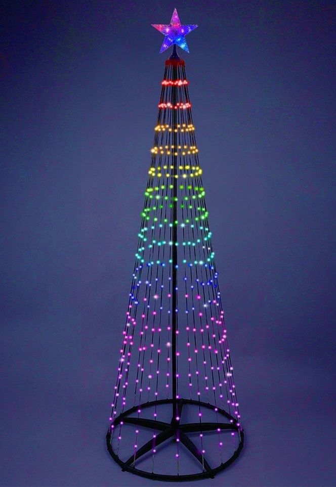 Świetlne dekoracje na Boże Narodzenie