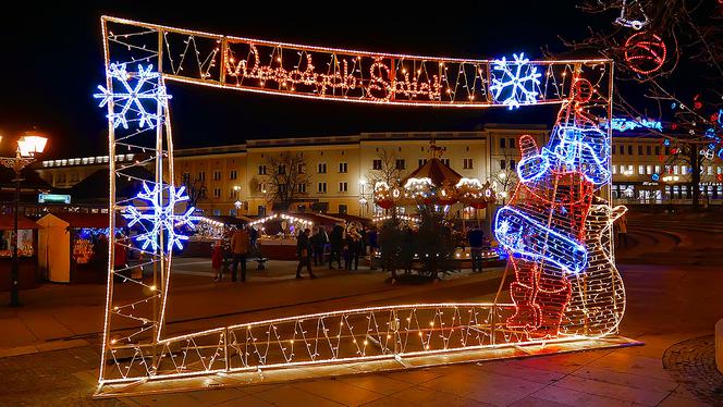 Białystok. Dekoracje świąteczne 2019/2020