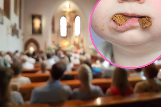 Czy dzieci powinny jeść podczas mszy w kościele?