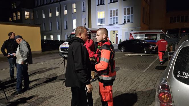 Wypadek w pobliżu Konotopu  - autobus z tirem 