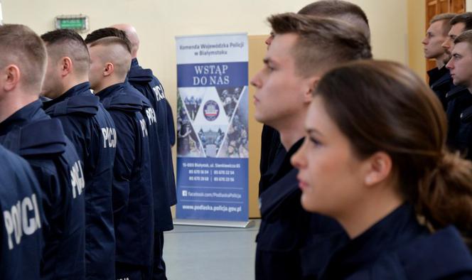 30 nowych policjantów w szeregach podlaskiej policji