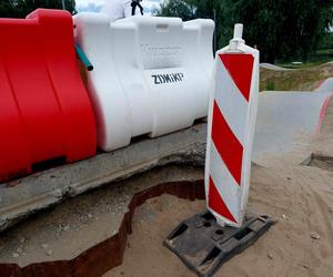 Drogowcy już raz reperowali pumptrack w Starym Fordonie. Teraz potrzebna jest solidna naprawa