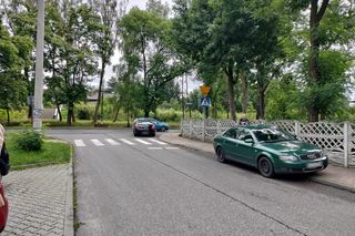 Wyleciał mi przed maskę