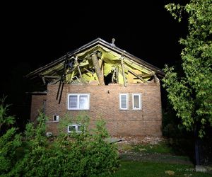  Skutki nawałnic na południu Polski.