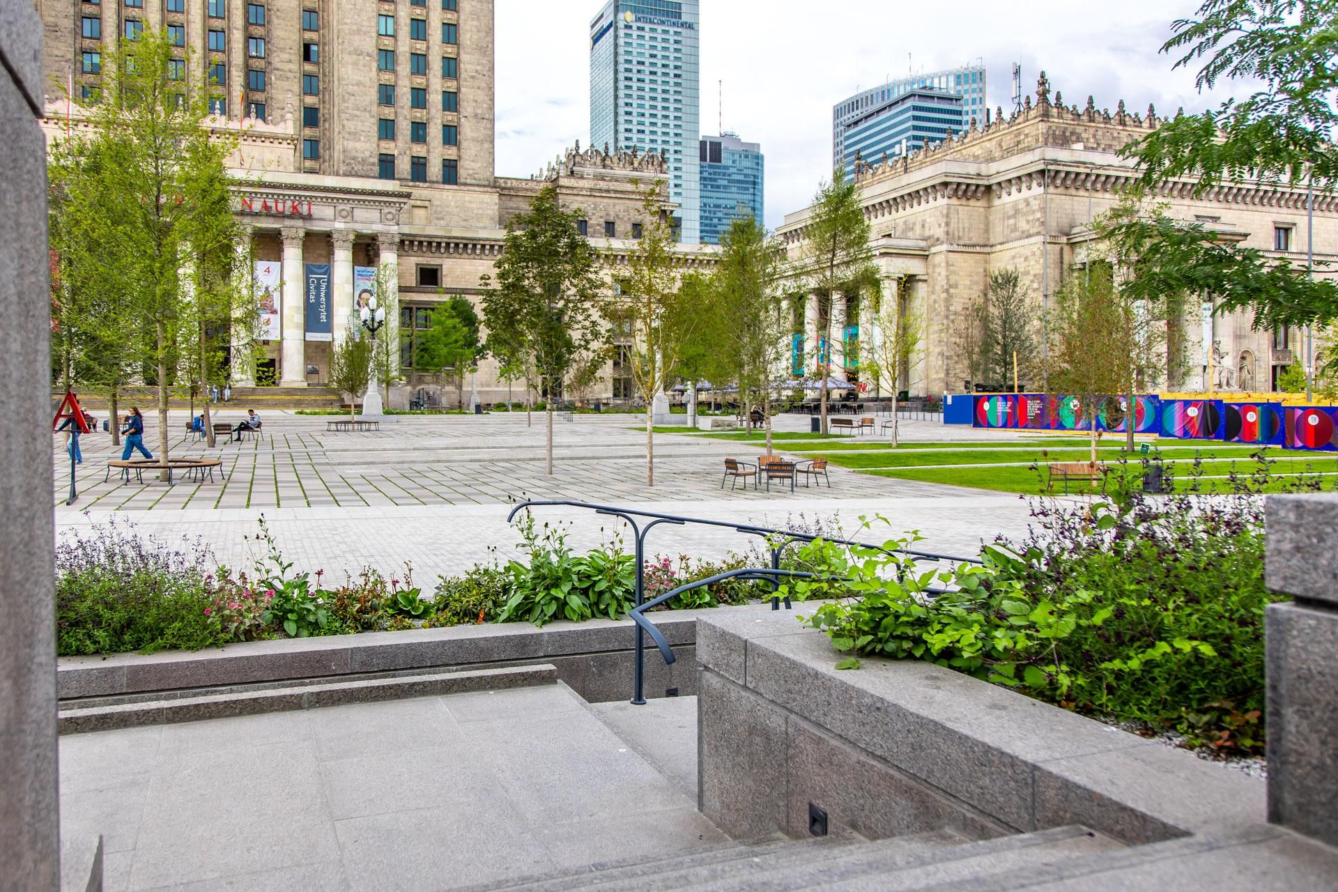 Plac Centralny Warszawa, sierpień 2025