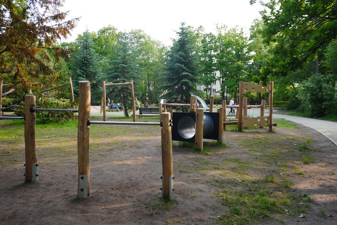 Plac zabaw w Parku Planty