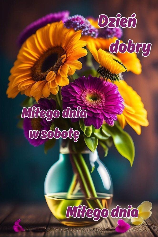 dzień dobry w sobotę - kartka