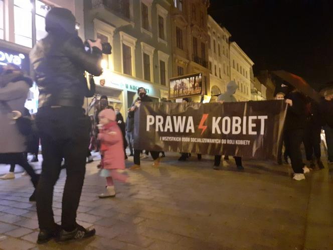 Strajk kobiet w Toruniu. Sejm i Jarosław Kaczyński z kartonów - 18.11.2020
