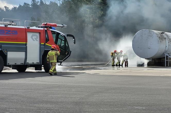 W rolę poszkodowanych wcielili się licealiści