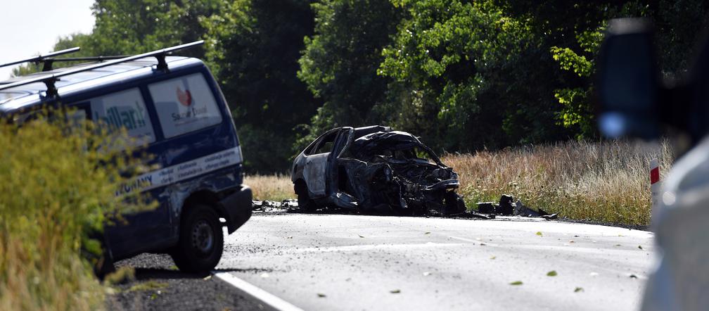 Młoda kobieta spłonęła żywcem w aucie