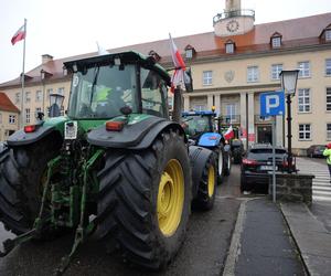 Protest rolników w Koszalinie