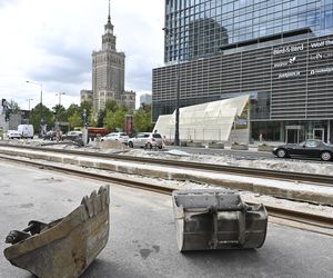 Remont torowiska na ul. Marszałkowskiej (sierpień 2025)