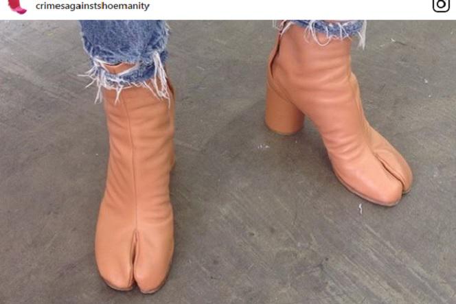 Instagram - świńskie racice, klapki z podpasek i inne najbrzydsze buty świata