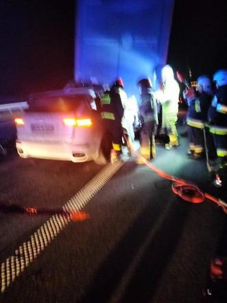 Tragiczny wypadek na S8. Porsche wbiło się w tył naczepy [29.01.2023]