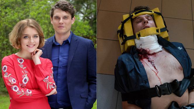 M jak miłość odc. 1396. Janek Morawski (Tomas Kollarik), Ula (Iga Krefft)