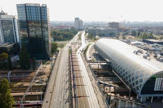 Remont torowiska na Moście Dworcowym w Poznaniu