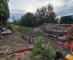 Postępują prace na olsztyńskim Tracku. Powstaje m.in. nowoczesny wiadukt