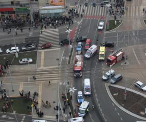 Wypadek na placu Rodła w Szczecinie