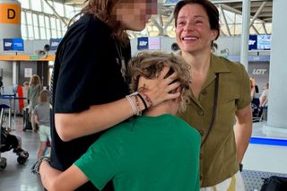 Anna Dereszowska zalała się łzami na lotnisku