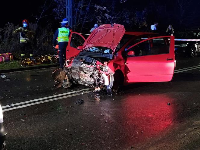 Wypadek Iłżecka 19.12.21 Starachowice