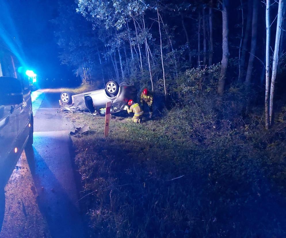 Dachowanie na drodze Starachowice - Rzepin