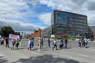 protest pracowników MOPS 14.06
