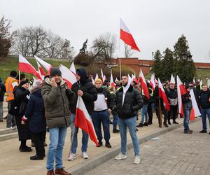 Protest rolników 20 marca w Lublinie. Przeszli ulicami miasta pod LUW