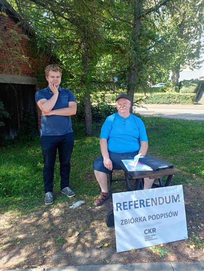 Trwa zbiórka podpisów do referendum w Cieszynie