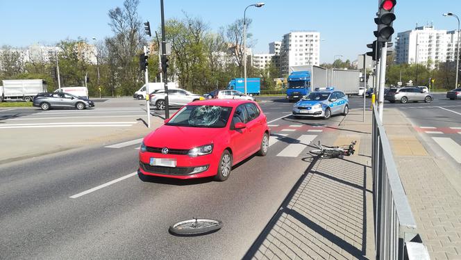 Potrącenie Nowoursynowska