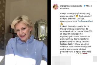 Małgorzata Kożuchowska chroni mamę przed wirusem