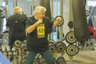 Ryszard Czarnecki na siłowni