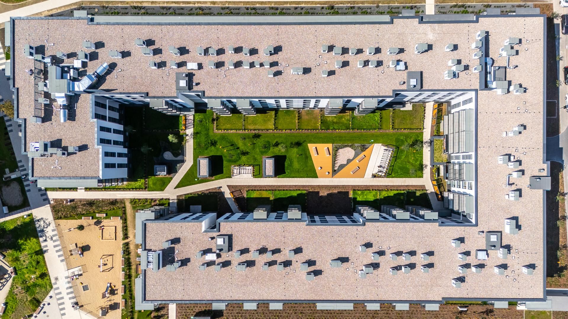 Nowe osiedla na pograniczu Kamionka i Grochowa w Warszawie