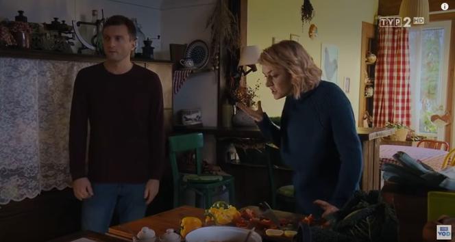 M jak miłość, odc. 1427. Ula (Iga Krefft), Bartek (Arkadiusz Smoleński)