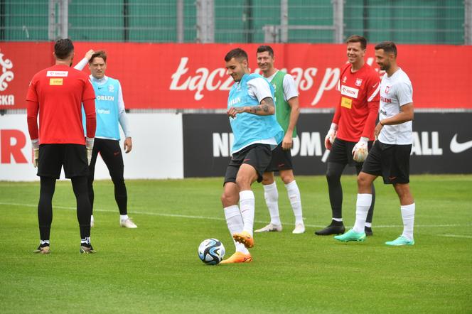 Trening piłkarskiej reprezentacji Polski