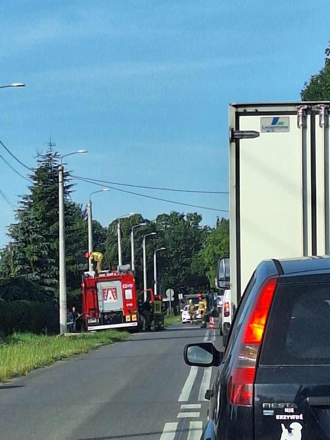 Poranna kolizja w Zbrosławicach na ul. Wolności