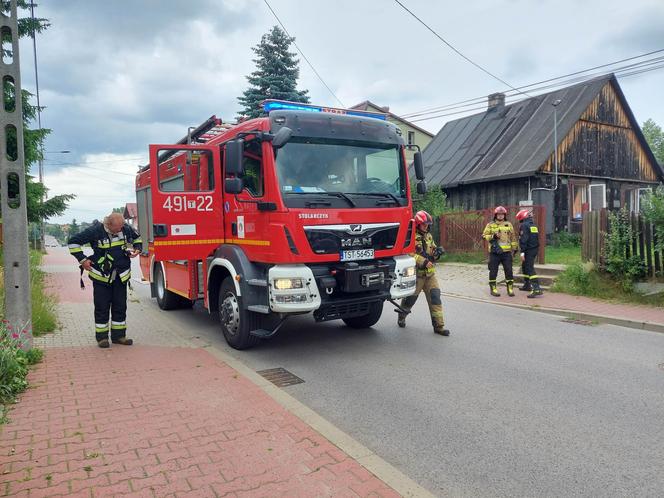 Interwencja strażaków przy Moniuszki 24.06.2023