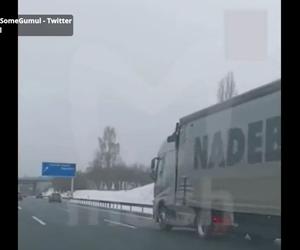 Rosyjski miłośnik Putina zobaczył polskie pojazdy na autostradzie. Pedały, k...!