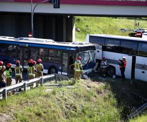 Kierowca autobusu MPK zginął po zderzeniu z innym autobusem