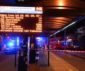 Wypadek na pętli tramwajowej w Gdańsku