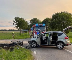 Narzeczeni zginęli w strasznym wypadku w województwie warmińsko-mazurskim