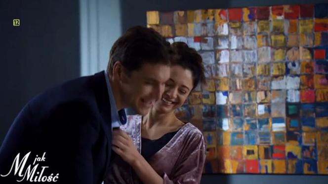M jak miłość odcinek 1422, Marcin (Mikołaj Roznerski), Iza (Adriana Kalska)
