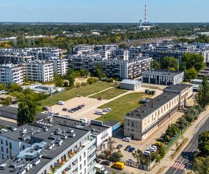 Nowe osiedla na pograniczu Kamionka i Grochowa w Warszawie