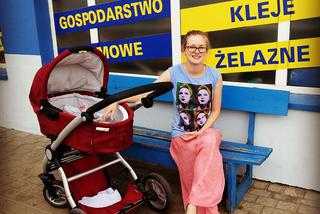 Ranczo 9 sezon. Marta Chodorowska z synem na planie Rancza