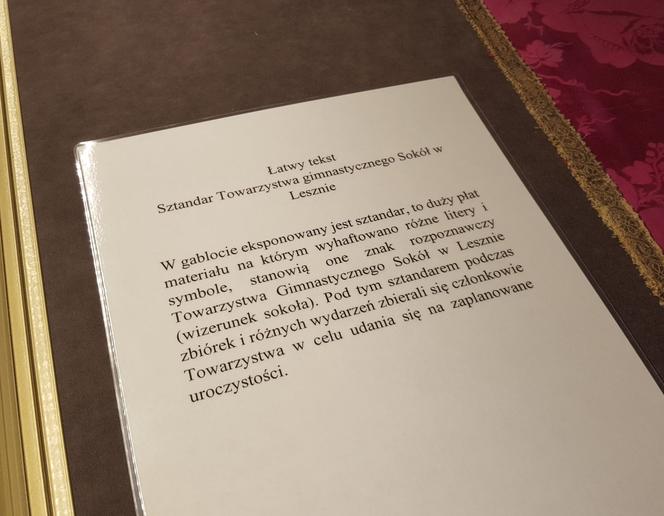 Sztandar "Sokoła" w Lesznie jak nowy. Przeleżał w ziemi kilka lat!