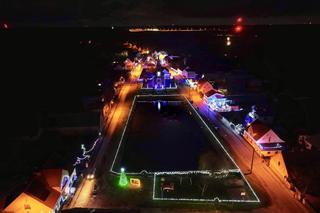 Świąteczne iluminacje w Popowie