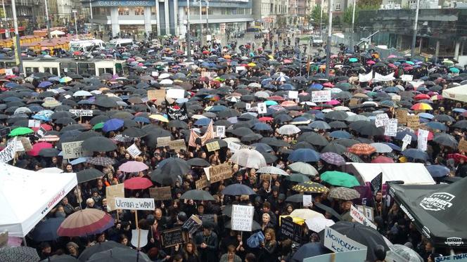 Czarny protest w Katowicach